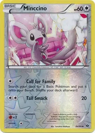 Minccino Reverse Holo 84