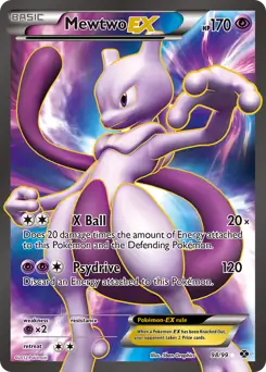 Full Art Mewtwo EX 98 Normal
