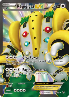 Full Art Regigigas EX 99