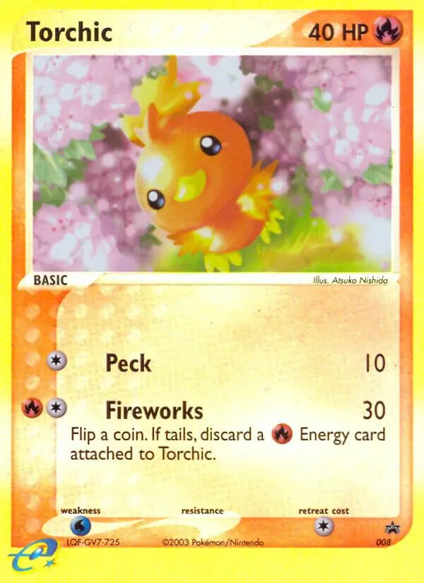 Torchic Reverse Holo 008