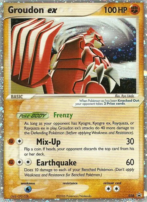 Groudon ex 038 Normal