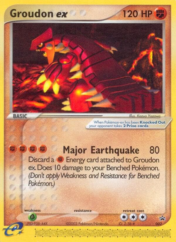 Groudon ex Nintendo Power Magazine 2 Holo