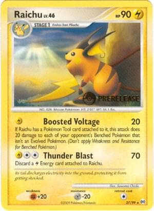 Raichu Prerelease 27 Normal