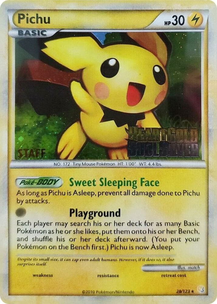 Pichu Staff Prerelease 28