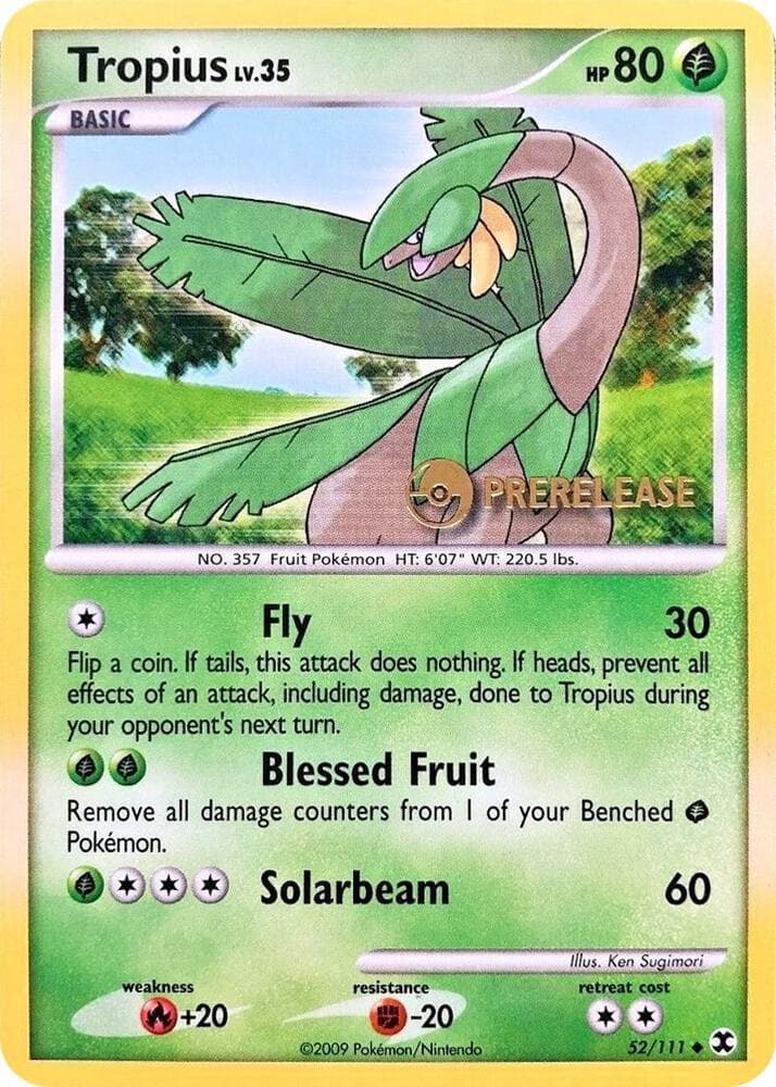 Tropius Prerelease 52
