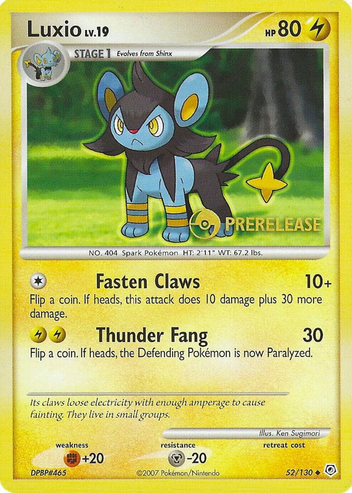 Luxio Prerelease 52 Normal
