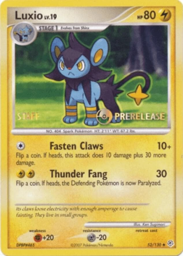 Luxio Staff Prerelease 52 Normal