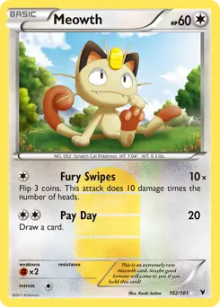 Meowth Secret 102 Normal