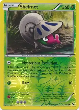 Shelmet Reverse Holo 11 Normal