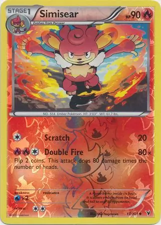 Simisear Reverse Holo 17 Normal