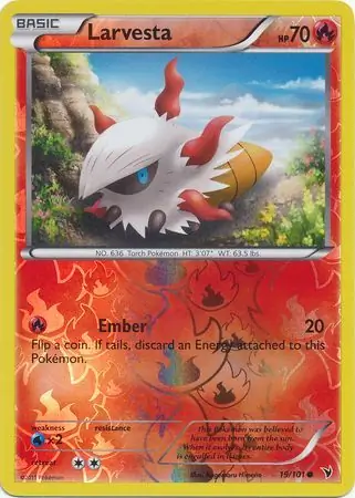 Larvesta Reverse Holo 19 Normal