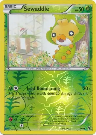 Sewaddle Reverse Holo 1 Normal