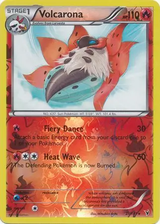 Volcarona Reverse Holo 21 Normal