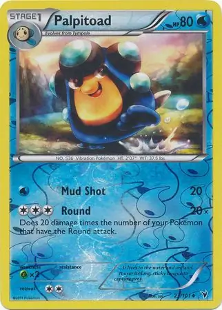 Palpitoad Reverse Holo 23 Normal