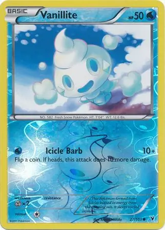 Vanillite Reverse Holo 27 Normal