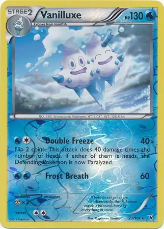 Vanilluxe Reverse Holo 29 Normal
