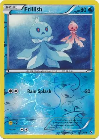 Frillish Reverse Holo 30 Normal