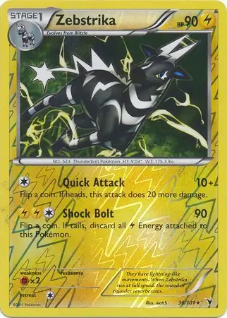 Zebstrika Reverse Holo 36 Normal