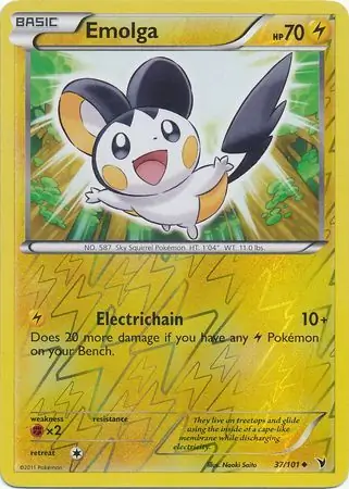 Emolga Reverse Holo 37 Normal