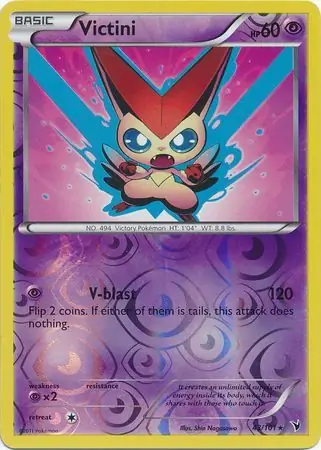 Victini Reverse Holo 43 Normal