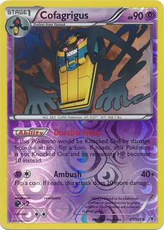 Cofagrigus Reverse Holo 47 Normal