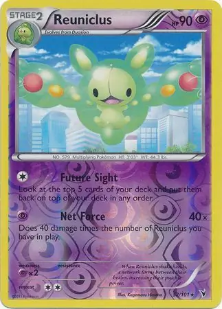 Reuniclus Reverse Holo 52