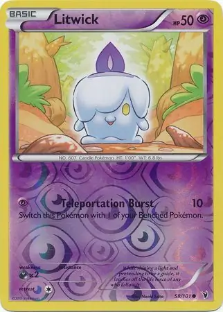 Litwick Reverse Holo 58 Normal