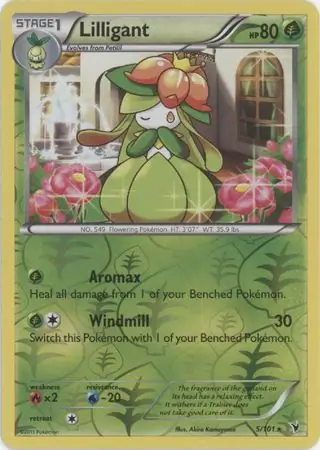 Lilligant Reverse Holo 5 Normal