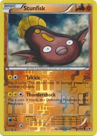 Stunfisk Reverse Holo 68 Normal