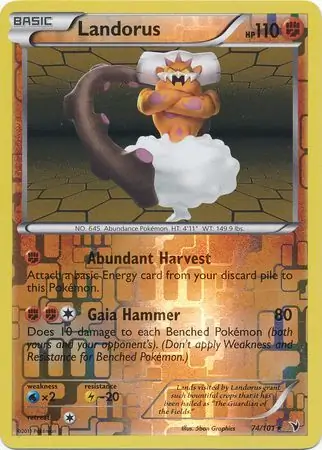 Landorus Reverse Holo 74 Normal