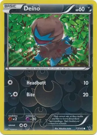 Deino Reverse Holo 77 Normal