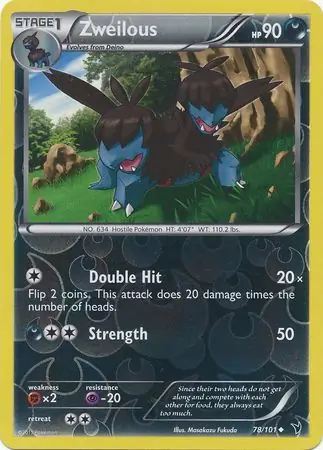 Zweilous Reverse Holo 78 Normal