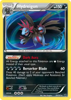 Hydreigon Holo 79