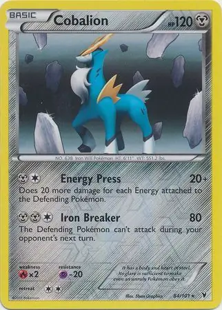 Cobalion Reverse Holo 84 Normal