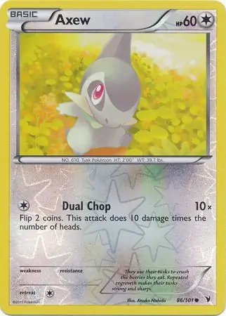 Axew Reverse Holo 86 Normal