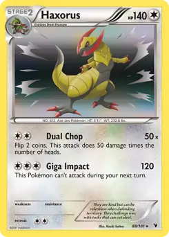 Haxorus Holo 88 Normal