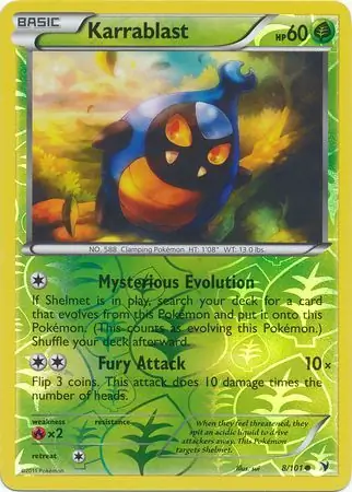 Karrablast Reverse Holo 8 Normal
