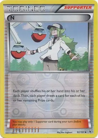 N Reverse Holo 92