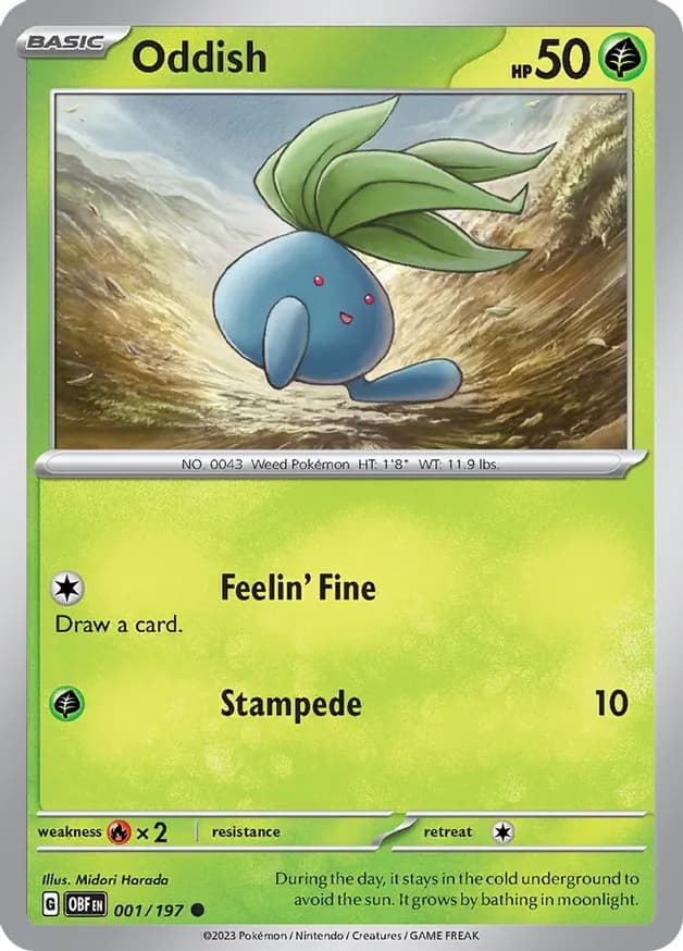 Oddish 001 Normal