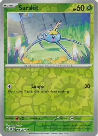 Surskit Reverse Holo 006 Normal