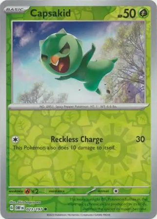 Capsakid Reverse Holo 023 Normal