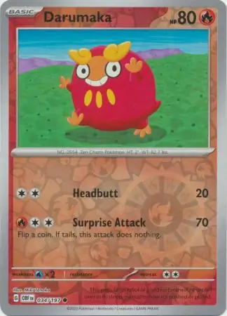 Darumaka Reverse Holo 034