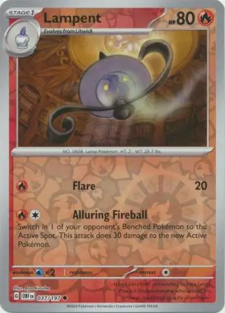 Lampent Reverse Holo 037 Normal