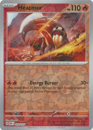 Heatmor Reverse Holo 039