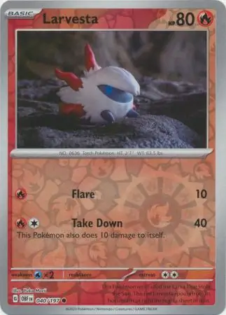 Larvesta Reverse Holo 040 Normal