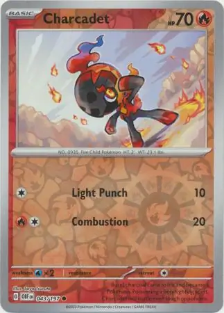 Charcadet Reverse Holo 043 Normal