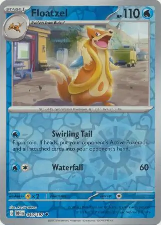 Floatzel Reverse Holo 049 Normal