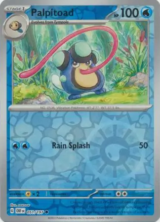 Palpitoad Reverse Holo 051