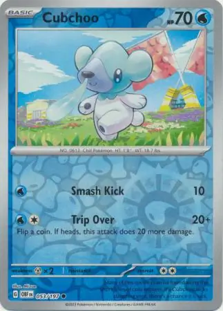 Cubchoo Reverse Holo 053