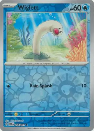 Wiglett Reverse Holo 058